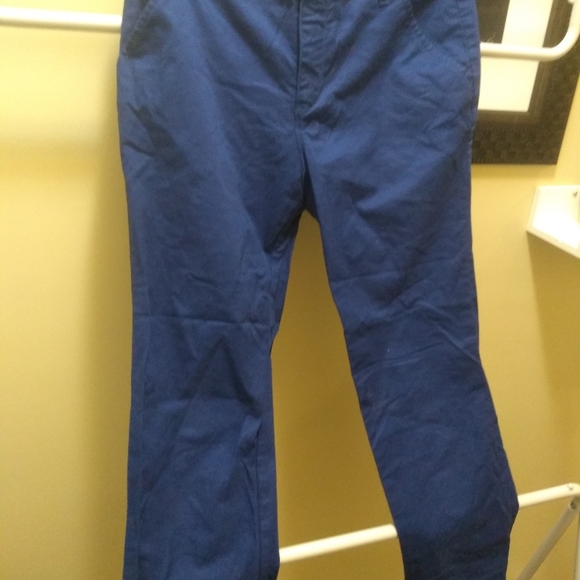 Old navy Big kids khaki pants skinny stretch Dark blue - Picture 5 of 6